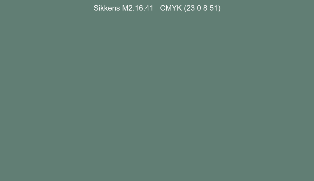 Color Sikkens M2.16.41 to CMYK (23 0 8 51) converter Color Sikkens M2.16.41 to CMYK (23 0 8 51) converter