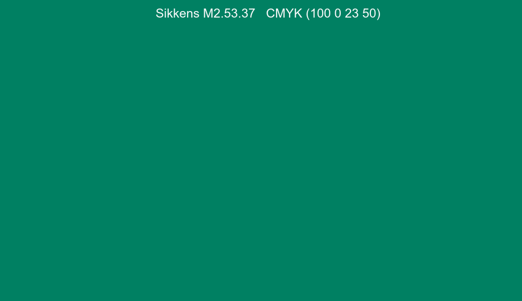 Color Sikkens M2.53.37 to CMYK (100 0 23 50) converter Color Sikkens M2.53.37 to CMYK (100 0 23 50) converter