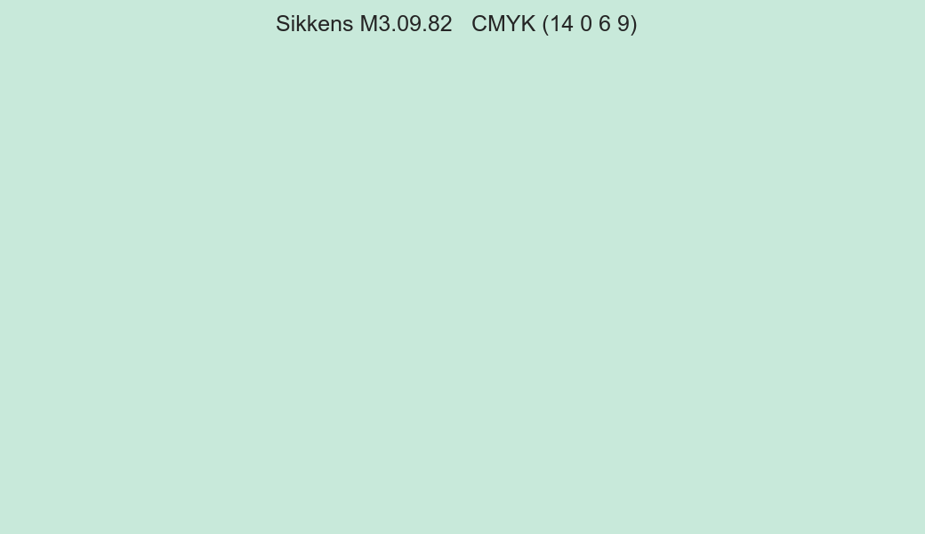 Color Sikkens M3.09.82 to CMYK (14 0 6 9) converter Color Sikkens M3.09.82 to CMYK (14 0 6 9) converter