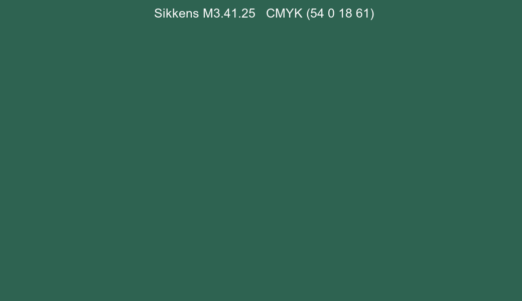 Color Sikkens M3.41.25 to CMYK (54 0 18 61) converter Color Sikkens M3.41.25 to CMYK (54 0 18 61) converter