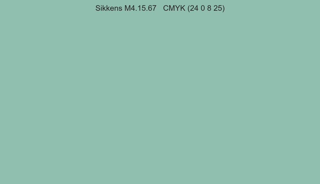 Color Sikkens M4.15.67 to CMYK (24 0 8 25) converter Color Sikkens M4.15.67 to CMYK (24 0 8 25) converter
