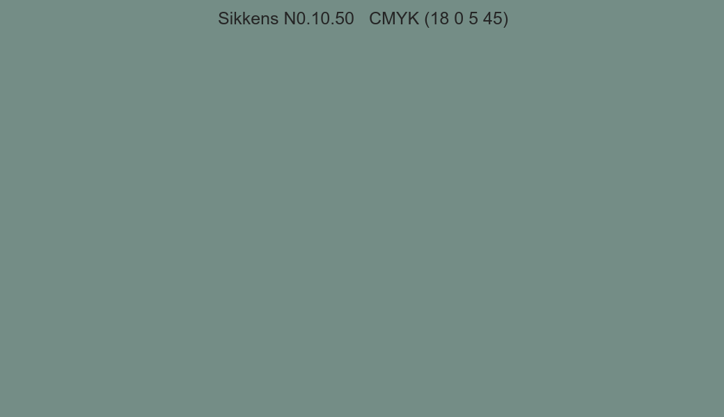 Color Sikkens N0.10.50 to CMYK (18 0 5 45) converter Color Sikkens N0.10.50 to CMYK (18 0 5 45) converter