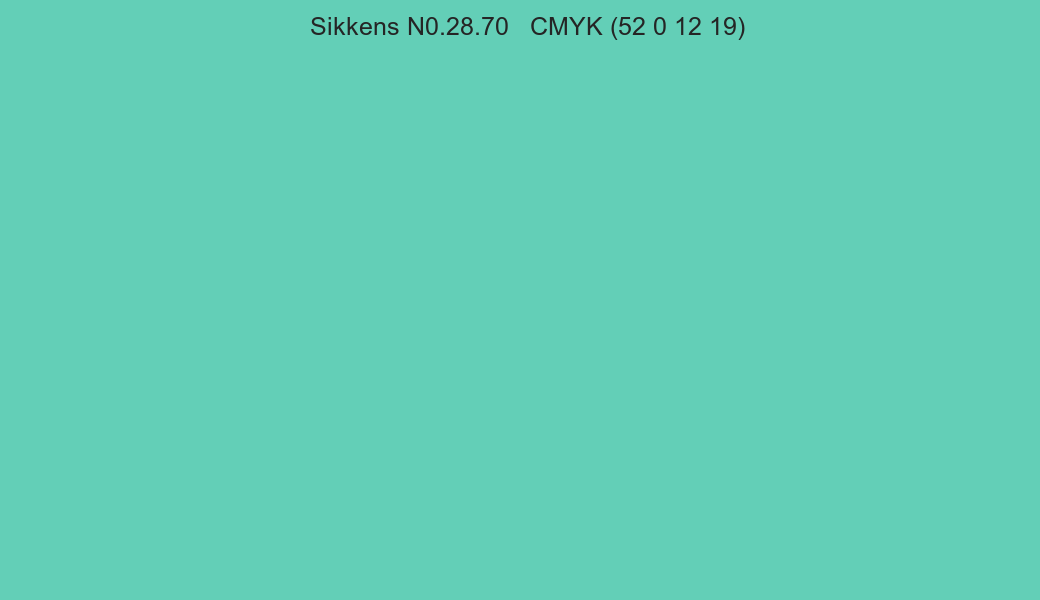 Color Sikkens N0.28.70 to CMYK (52 0 12 19) converter Color Sikkens N0.28.70 to CMYK (52 0 12 19) converter