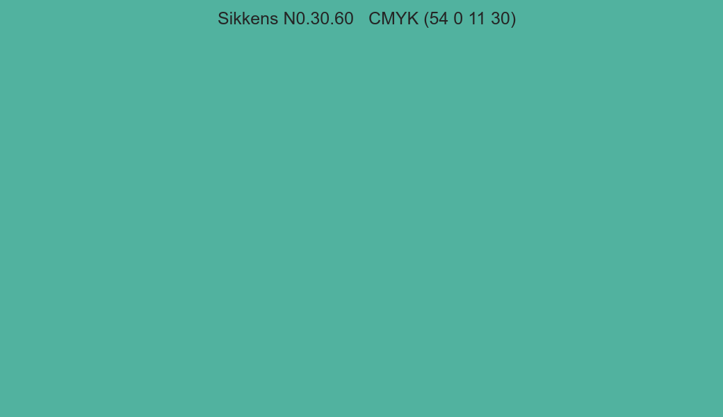 Color Sikkens N0.30.60 to CMYK (54 0 11 30) converter Color Sikkens N0.30.60 to CMYK (54 0 11 30) converter