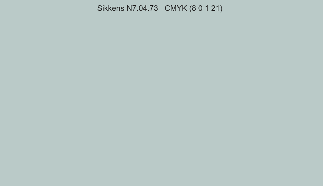 Color Sikkens N7.04.73 to CMYK (8 0 1 21) converter Color Sikkens N7.04.73 to CMYK (8 0 1 21) converter