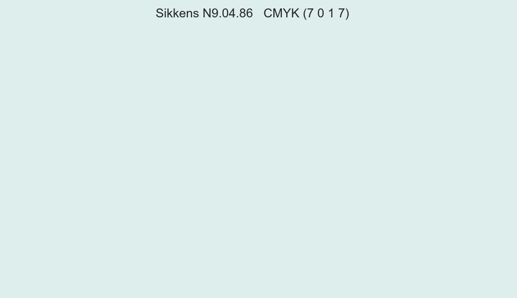 Color Sikkens N9.04.86 to CMYK (7 0 1 7) converter Color Sikkens N9.04.86 to CMYK (7 0 1 7) converter