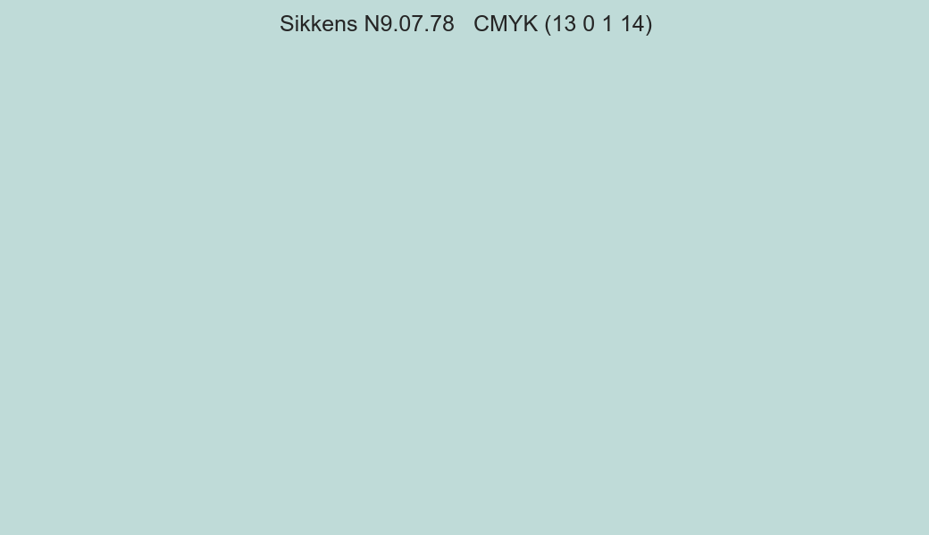 Color Sikkens N9.07.78 to CMYK (13 0 1 14) converter Color Sikkens N9.07.78 to CMYK (13 0 1 14) converter