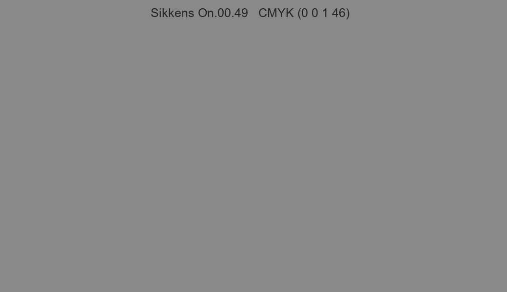 Color Sikkens On.00.49 to CMYK (0 0 1 46) converter Color Sikkens On.00.49 to CMYK (0 0 1 46) converter