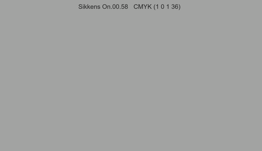 Color Sikkens On.00.58 to CMYK (1 0 1 36) converter Color Sikkens On.00.58 to CMYK (1 0 1 36) converter