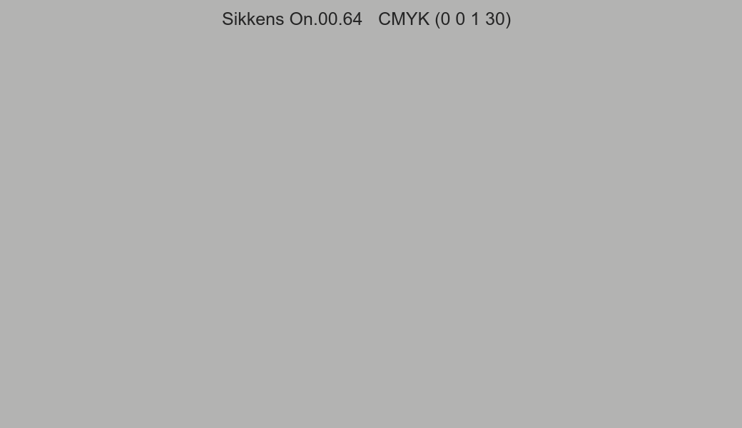 Color Sikkens On.00.64 to CMYK (0 0 1 30) converter Color Sikkens On.00.64 to CMYK (0 0 1 30) converter