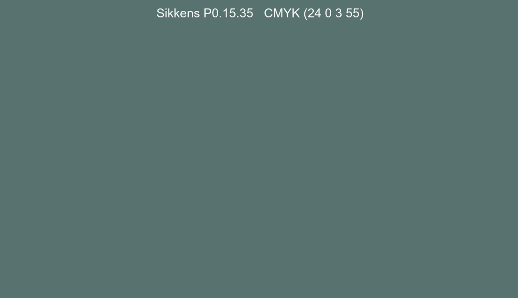 Color Sikkens P0.15.35 to CMYK (24 0 3 55) converter Color Sikkens P0.15.35 to CMYK (24 0 3 55) converter
