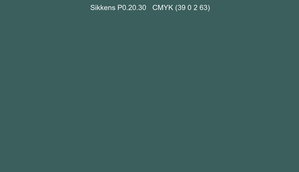 Color Sikkens P0.20.30 to CMYK (39 0 2 63) converter Color Sikkens P0.20.30 to CMYK (39 0 2 63) converter
