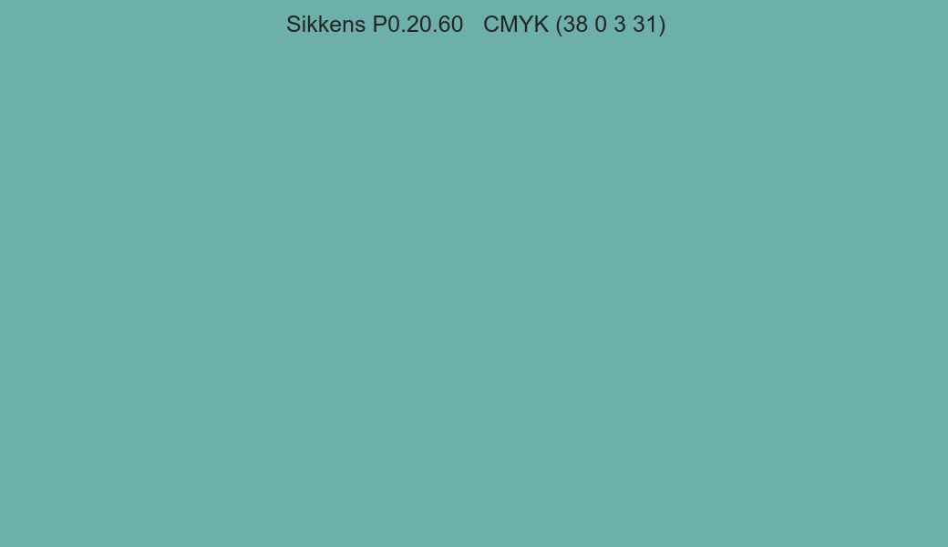 Color Sikkens P0.20.60 to CMYK (38 0 3 31) converter Color Sikkens P0.20.60 to CMYK (38 0 3 31) converter