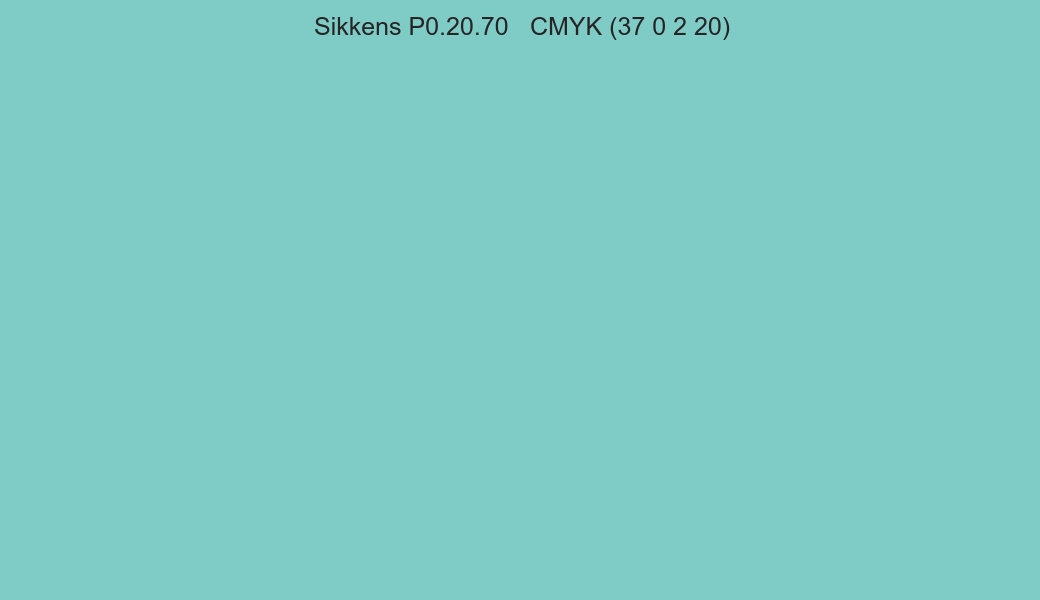 Color Sikkens P0.20.70 to CMYK (37 0 2 20) converter Color Sikkens P0.20.70 to CMYK (37 0 2 20) converter