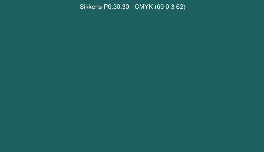 Color Sikkens P0.30.30 to CMYK (69 0 3 62) converter Color Sikkens P0.30.30 to CMYK (69 0 3 62) converter