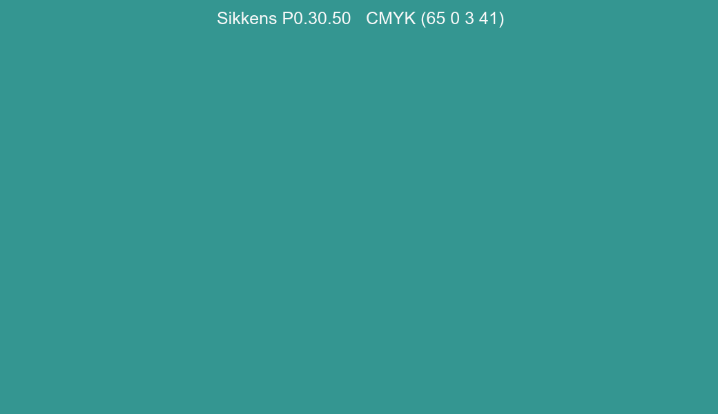 Color Sikkens P0.30.50 to CMYK (65 0 3 41) converter Color Sikkens P0.30.50 to CMYK (65 0 3 41) converter