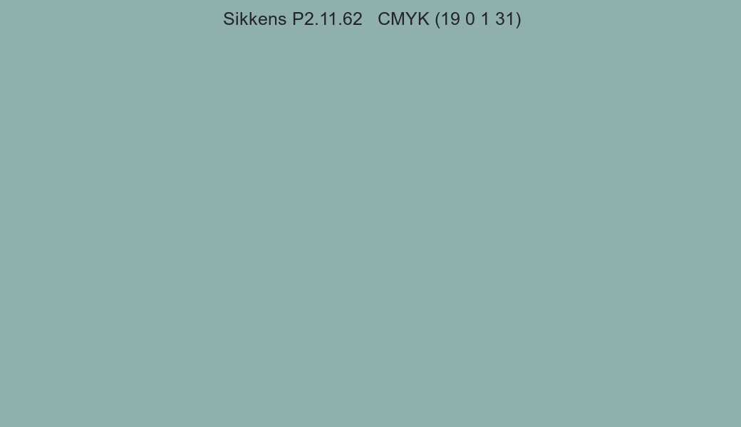 Color Sikkens P2.11.62 to CMYK (19 0 1 31) converter Color Sikkens P2.11.62 to CMYK (19 0 1 31) converter