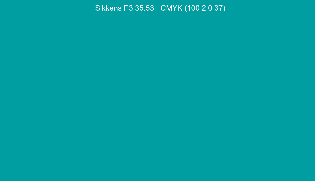 Color Sikkens P3.35.53 to CMYK (100 2 0 37) converter Color Sikkens P3.35.53 to CMYK (100 2 0 37) converter