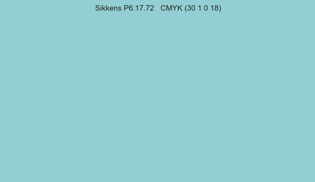 Color Sikkens P6.17.72 to CMYK (30 1 0 18) converter Color Sikkens P6.17.72 to CMYK (30 1 0 18) converter