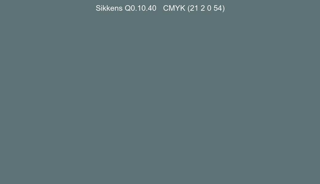 Color Sikkens Q0.10.40 to CMYK (21 2 0 54) converter Color Sikkens Q0.10.40 to CMYK (21 2 0 54) converter