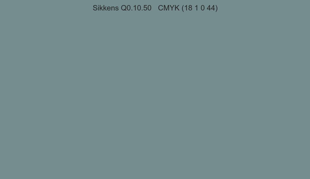 Color Sikkens Q0.10.50 to CMYK (18 1 0 44) converter Color Sikkens Q0.10.50 to CMYK (18 1 0 44) converter