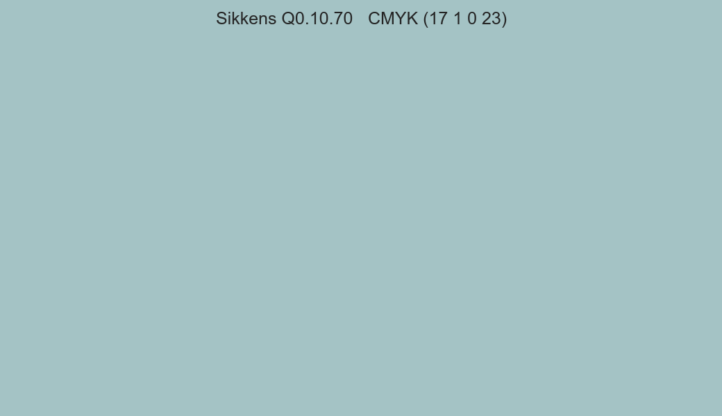 Color Sikkens Q0.10.70 to CMYK (17 1 0 23) converter Color Sikkens Q0.10.70 to CMYK (17 1 0 23) converter