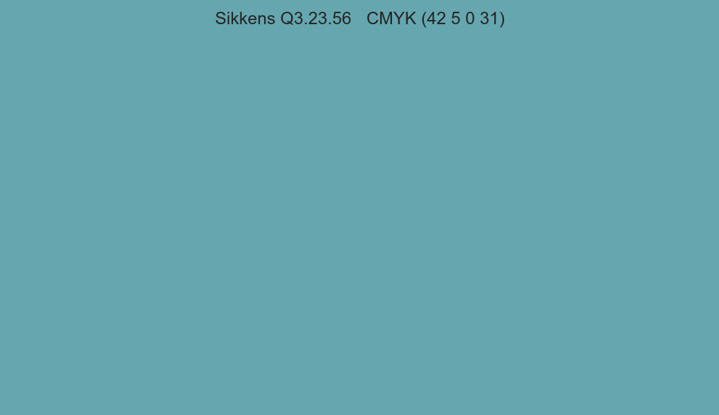 Color Sikkens Q3.23.56 to CMYK (42 5 0 31) converter Color Sikkens Q3.23.56 to CMYK (42 5 0 31) converter