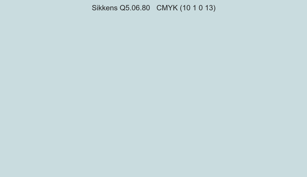 Color Sikkens Q5.06.80 to CMYK (10 1 0 13) converter Color Sikkens Q5.06.80 to CMYK (10 1 0 13) converter