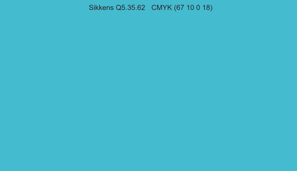 Color Sikkens Q5.35.62 to CMYK (67 10 0 18) converter Color Sikkens Q5.35.62 to CMYK (67 10 0 18) converter