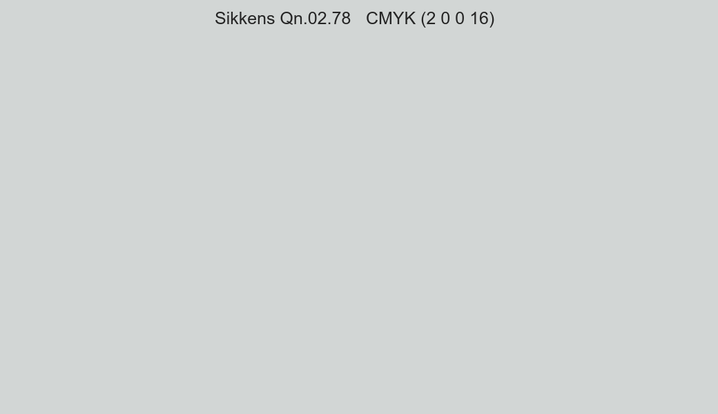 Color Sikkens Qn.02.78 to CMYK (2 0 0 16) converter Color Sikkens Qn.02.78 to CMYK (2 0 0 16) converter