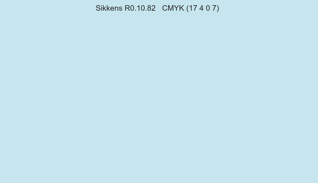 Color Sikkens R0.10.82 to CMYK (17 4 0 7) converter Color Sikkens R0.10.82 to CMYK (17 4 0 7) converter