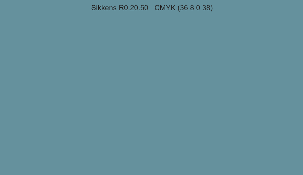 Color Sikkens R0.20.50 to CMYK (36 8 0 38) converter Color Sikkens R0.20.50 to CMYK (36 8 0 38) converter