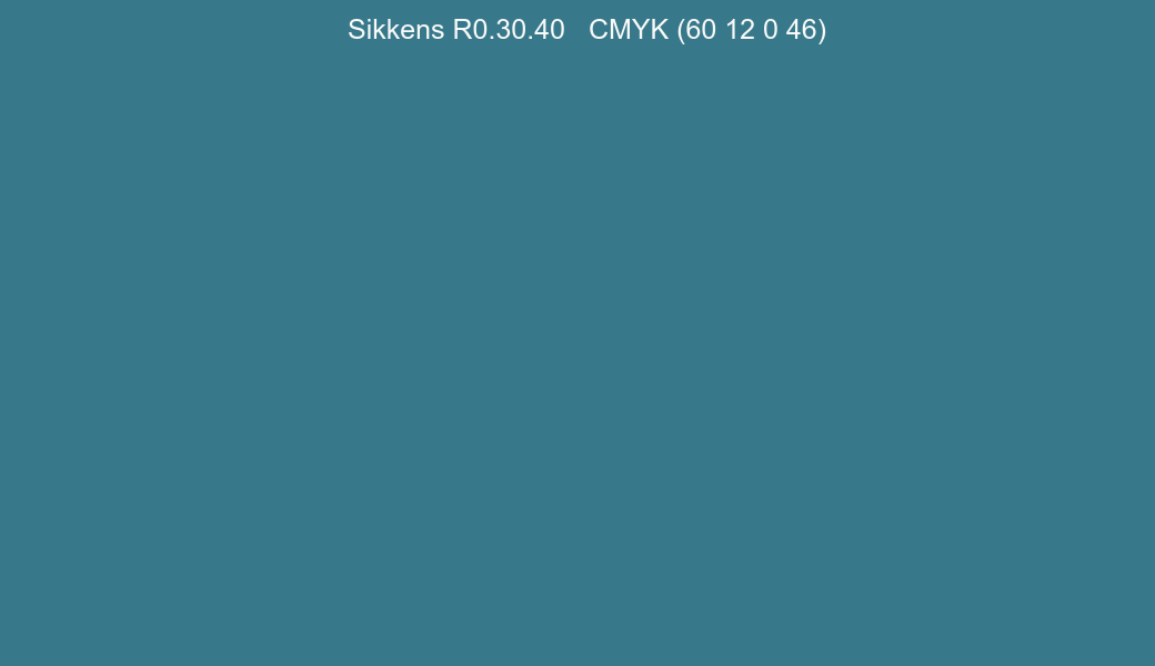 Color Sikkens R0.30.40 to CMYK (60 12 0 46) converter Color Sikkens R0.30.40 to CMYK (60 12 0 46) converter