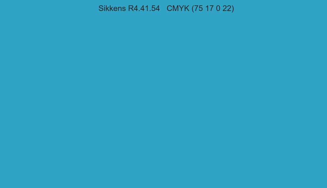 Color Sikkens R4.41.54 to CMYK (75 17 0 22) converter Color Sikkens R4.41.54 to CMYK (75 17 0 22) converter