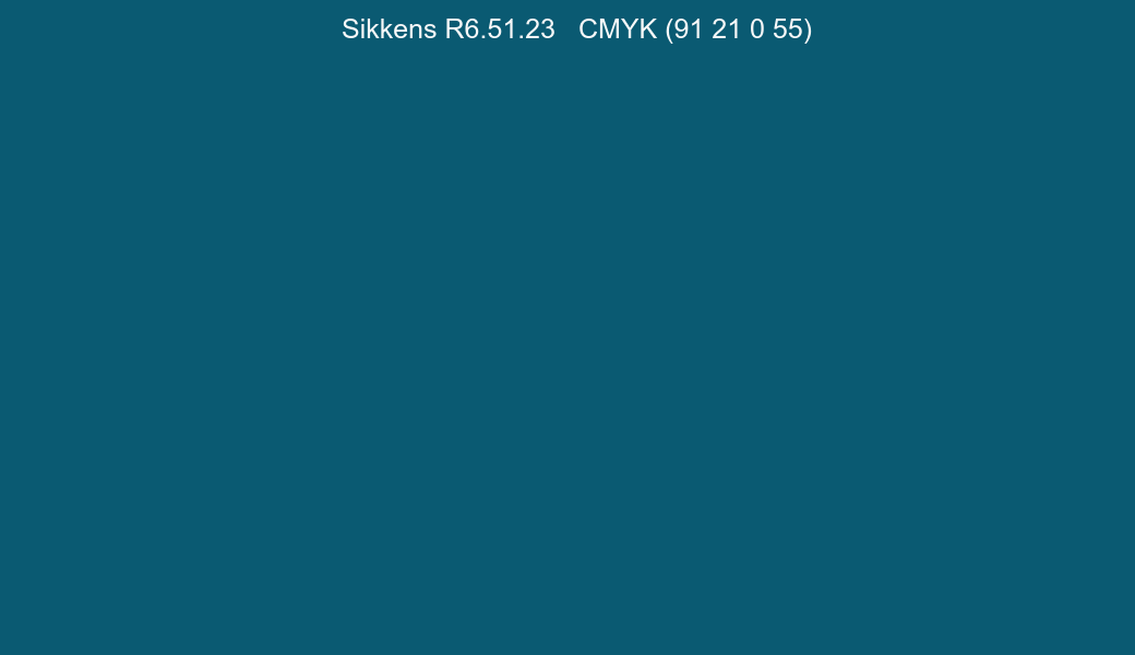 Color Sikkens R6.51.23 to CMYK (91 21 0 55) converter Color Sikkens R6.51.23 to CMYK (91 21 0 55) converter