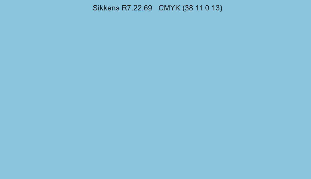 Color Sikkens R7.22.69 to CMYK (38 11 0 13) converter Color Sikkens R7.22.69 to CMYK (38 11 0 13) converter