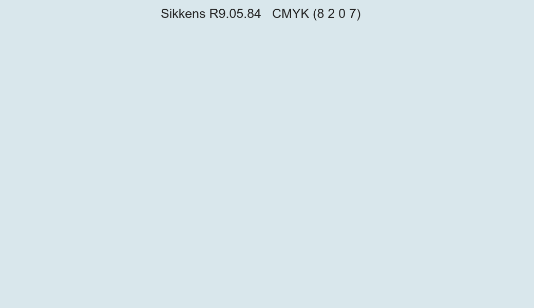 Color Sikkens R9.05.84 to CMYK (8 2 0 7) converter Color Sikkens R9.05.84 to CMYK (8 2 0 7) converter