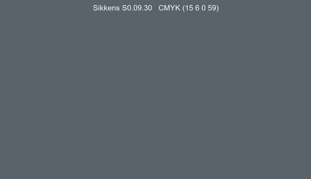 Color Sikkens S0.09.30 to CMYK (15 6 0 59) converter Color Sikkens S0.09.30 to CMYK (15 6 0 59) converter