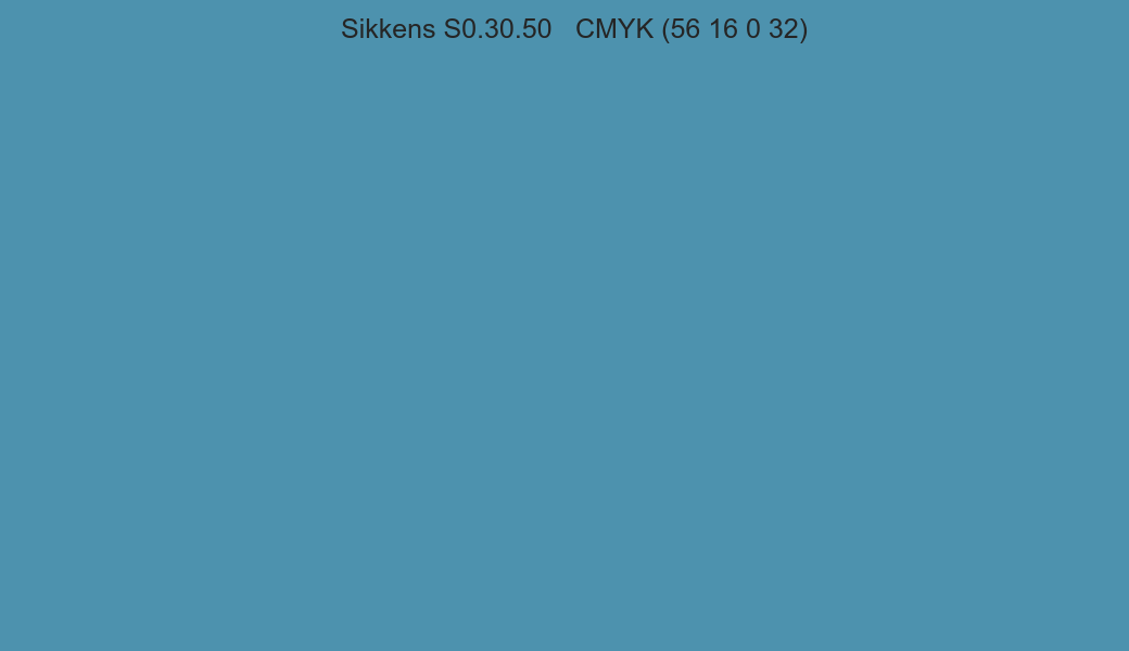 Color Sikkens S0.30.50 to CMYK (56 16 0 32) converter Color Sikkens S0.30.50 to CMYK (56 16 0 32) converter
