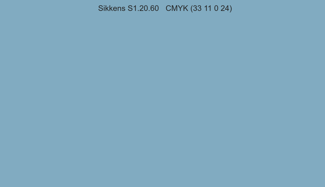 Color Sikkens S1.20.60 to CMYK (33 11 0 24) converter Color Sikkens S1.20.60 to CMYK (33 11 0 24) converter