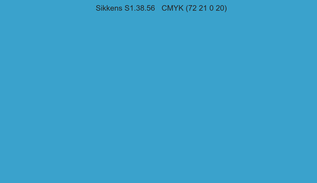 Color Sikkens S1.38.56 to CMYK (72 21 0 20) converter Color Sikkens S1.38.56 to CMYK (72 21 0 20) converter