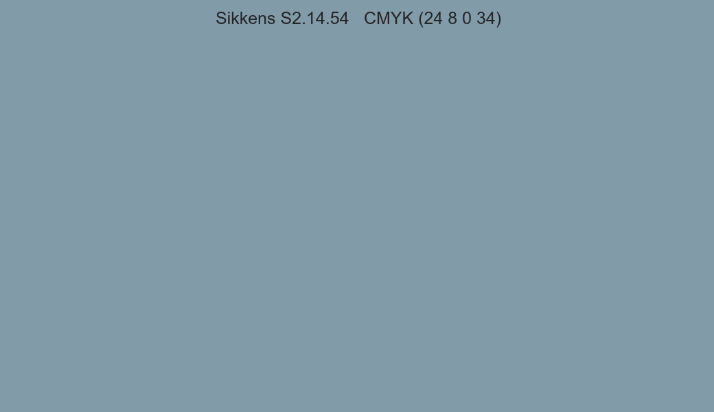Color Sikkens S2.14.54 to CMYK (24 8 0 34) converter Color Sikkens S2.14.54 to CMYK (24 8 0 34) converter