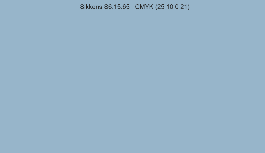 Color Sikkens S6.15.65 to CMYK (25 10 0 21) converter Color Sikkens S6.15.65 to CMYK (25 10 0 21) converter