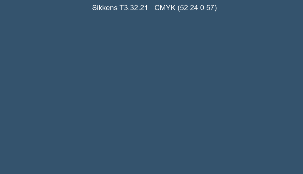Color Sikkens T3.32.21 to CMYK (52 24 0 57) converter Color Sikkens T3.32.21 to CMYK (52 24 0 57) converter