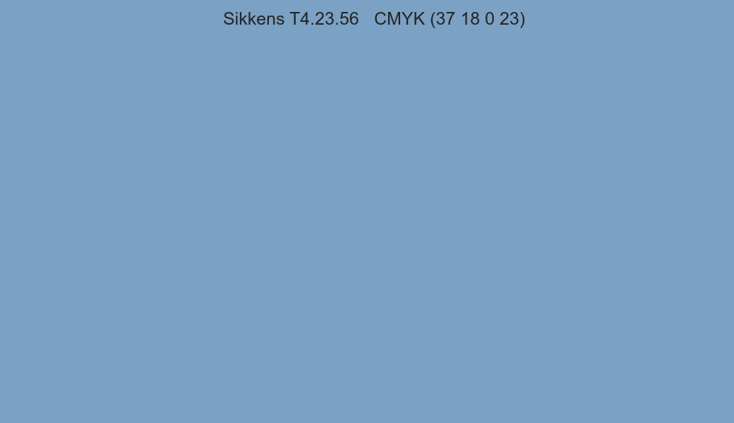 Color Sikkens T4.23.56 to CMYK (37 18 0 23) converter Color Sikkens T4.23.56 to CMYK (37 18 0 23) converter