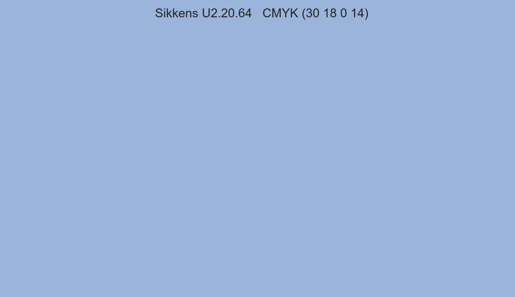Color Sikkens U2.20.64 to CMYK (30 18 0 14) converter Color Sikkens U2.20.64 to CMYK (30 18 0 14) converter