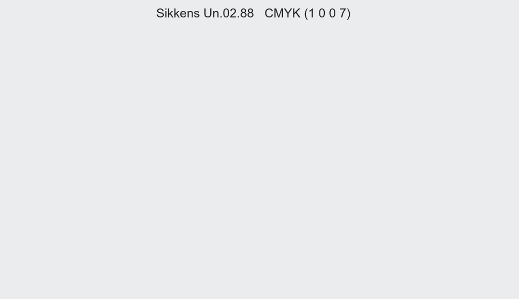 Color Sikkens Un.02.88 to CMYK (1 0 0 7) converter Color Sikkens Un.02.88 to CMYK (1 0 0 7) converter