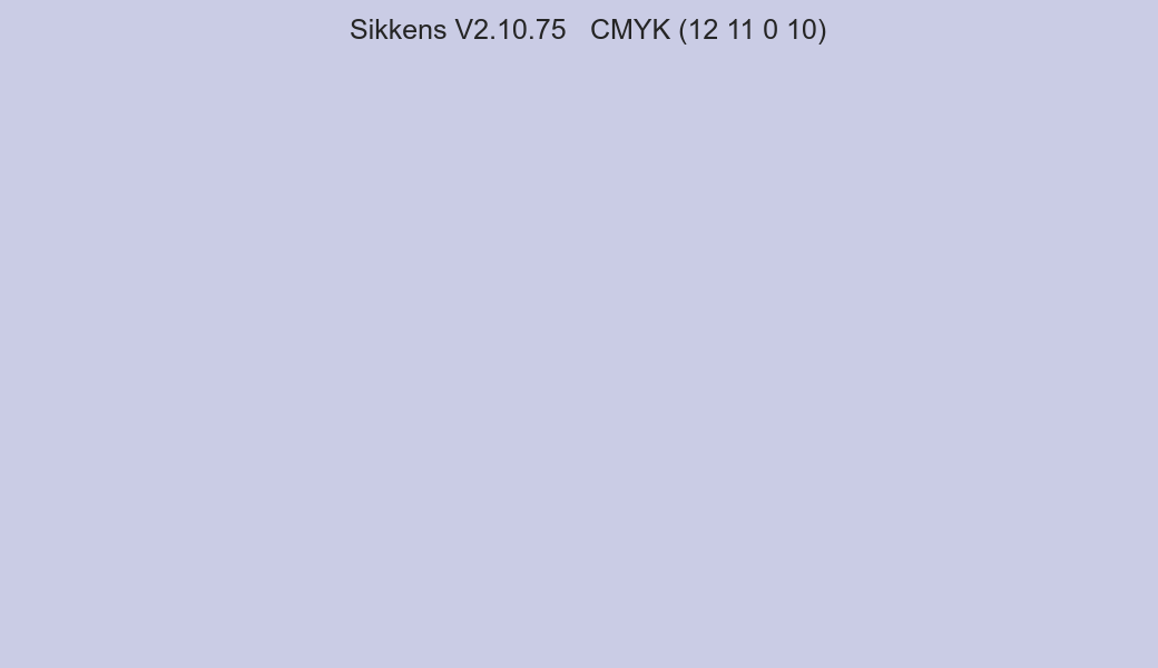 Color Sikkens V2.10.75 to CMYK (12 11 0 10) converter Color Sikkens V2.10.75 to CMYK (12 11 0 10) converter