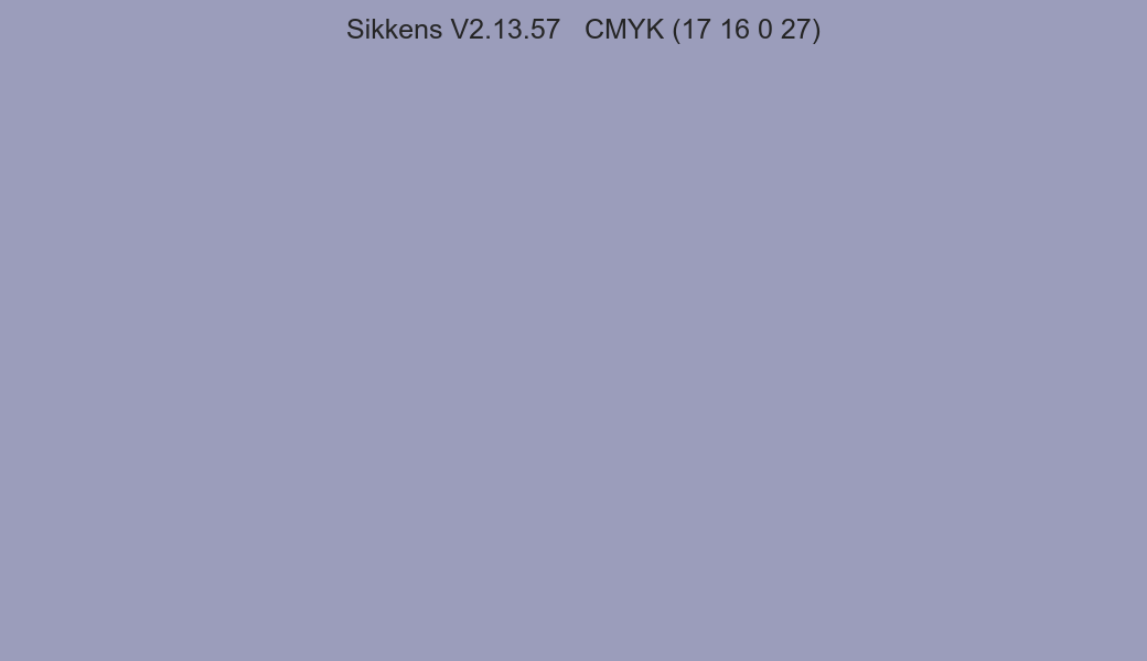 Color Sikkens V2.13.57 to CMYK (17 16 0 27) converter Color Sikkens V2.13.57 to CMYK (17 16 0 27) converter