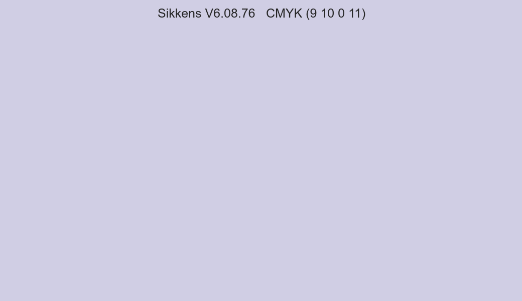 Color Sikkens V6.08.76 to CMYK (9 10 0 11) converter Color Sikkens V6.08.76 to CMYK (9 10 0 11) converter